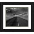 thumbnail image 1 of Darby, Rob 23x20 Black Ornate Wood Framed with Double Matting Museum Art Print Titled - Desert Highway, 1 of 4