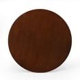 thumbnail image 4 of Millies Contemporary Round Mahogany Wood Dining Table, 4 of 6