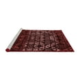 thumbnail image 2 of Ahgly Company Machine Washable Indoor Rectangle Abstract Red Modern Area Rugs, 2' x 3', 2 of 4