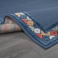 thumbnail image 4 of Beverly Rug Outdoor / Indoor Area Rugs Patio Porch Garden Carpet Bordered/Blue 8x10, 4 of 9