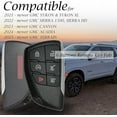 thumbnail image 5 of Vitodeco Genuine Leather Smart Key Fob Case Compatible with GMC Canyon, Sierra, Yukon, Acadia, Terrain (2021 - 2026 Models) - 6 Buttons, Black, 5 of 5
