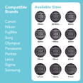 thumbnail image 5 of Foto&Tech 2 Pieces Center Pinch Snap-On Front Lens Cap Cover with Anti Lost String Compatible with Nikon, Sony, Fujifilm, Pentax, Panasonic, Olympus, Other DSLR Camera Lens (39mm), 5 of 7