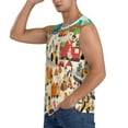 thumbnail image 3 of Fotbe construction road work landscape Men's Camiseta sin Mangas Estampada para Hombres, Playera Casual para Gimnasio, Entrenamiento, Playa-3X-Large, 3 of 7