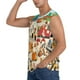 thumbnail image 3 of Fotbe construction road work landscape Men's Camiseta sin Mangas Estampada para Hombres, Playera Casual para Gimnasio, Entrenamiento, Playa-3X-Large, 3 of 7