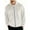 White, variant on KeShDi Jackets for Men's Casual Long Sleeve Jackets Turndown Collar Outerwear Fuzzy Coats with Pockets Army Green L