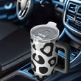thumbnail image 6 of OBREWU Classic Leopard Print Tumbler with Handle and Lid,Classic Leopard Print 40oz Double Wall Vacuum Insulated Tumbler,Cups Gift for Women and Men, 6 of 7