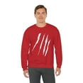 thumbnail image 6 of Effete Feline Claw Marks Scratch Unisex Heavy Blend™ Crewneck Sweatshirt, 6 of 11