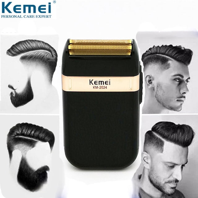 Electric Razor for Men,USB Charging Reciprocating Double Mesh Shaver Gold and Knife Mesh BodyMen Father's Day Gift