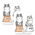 thumbnail image 7 of Yayeee LED Night Lights with Motion Detectors Auto Dusk to Dawn Light Sensors, 2 Pack, Gray Cute Chubby Cat, 7 of 7