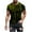 Red, variant on Mens Drip Print T-Shirt Distressed Streetwear Slim Fit Short Sleeve Crew Neck Tee Army Green,Size L