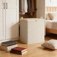 thumbnail image 6 of Large Capacity Khaki Clothes Storage Bags, Extra Strong Moving Boxes for Wardrobe Organization, 48x48x48cm/52x52x52cm/52x52x75cm Options, 6 of 8
