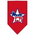 thumbnail image 3 of Pet and Dog Bandana Screen Printed, "Democrat", 3 of 10