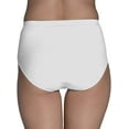 thumbnail image 3 of Fruit of the Loom Women's 6+3 Bonus Pack Solid White Brief Panties, 3 of 5