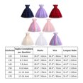 thumbnail image 6 of IDOPIP Girls Long Communion Princess Lace Dresses Flower Bridesmaid Pageant Party Wedding Floor Length Dance Evening Formal Gowns 11-12 Years Red, 6 of 6