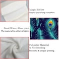 thumbnail image 5 of Hanging Towels 1 Pcs, Dish Towels Peacock Feather Seamless Absorbent Hand Towels with Hanging Loop Washcloth for Bathroom Kitchen, 5 of 6