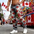 thumbnail image 1 of Casual Everyday Workwear Style Trousers With Pocket Print For Outdoor Activities And Comfortable Daily Wear In Spring Summer, 1 of 4