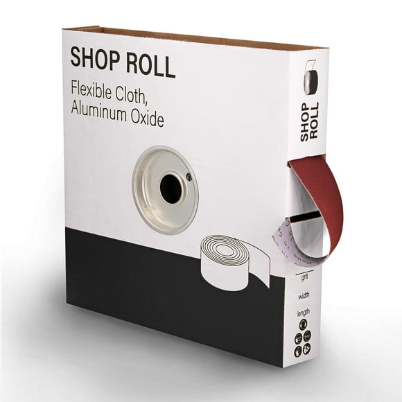 Rollo de lijado VSM, 1 x 50 yardas (150 pies) de óxido de aluminio de grano 80