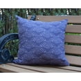 thumbnail image 2 of Simply Daisy, 20" x 20" Fan Dance Purple Geometric Print Decorative Outdoor Throw Pillow, 2 of 2
