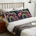 thumbnail image 4 of Fuzoiu Snake And Flower Print Body Pillowcase 20x54 in,Long Pillow Case, Microfiber Body Pillow Cover, Soft and Breathable Pillowcase, 4 of 7