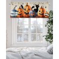 thumbnail image 5 of Valances for Windows Valance Rod Pocket Light Filtering Short Window Treatments Curtains for Kitchen Bathroom Living Room Bedroom, 1 Panel, 42 x 12 Inch, 5 of 7