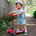 thumbnail image 4 of Micro Mini Deluxe LED 3-Wheel Kick Scooter with Adjustable Handlebar and Light-Up Wheels for Toddlers and Preschoolers, Ages 2-5, 4 of 6