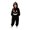 95-Black, variant on jiaxiM Plush Onesie, Long Sleeve Jumpsuit, Halloween Home Wear, Pumpkin Print Hooded One Piece, Relaxed Daily Night Clothing