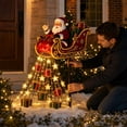 thumbnail image 5 of YingYouFu Christmas Santa Claus Yard Light for Garden Lawn Pathway and Holiday Outdoor Christmas Decorations, 5 of 7