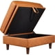 thumbnail image 1 of Almacenamiento ottoman module para modular sectional sofa - square ottoman module para sectional sleeper sofa (brown), 1 of 7