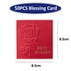thumbnail image 2 of Tarjetas de MEJORES DESEOS, elegantes felicitaciones plegables para bodas, Navidad, San Valentín, aniversario, 50 hojas, 2 of 5