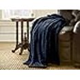 thumbnail image 3 of Amrapur Overseas | Luxury Faux Fur Throw (Indigo), 3 of 3