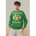 thumbnail image 2 of Old Glory Mens Big Fox Ugly Christmas Sweater Long Sleeve Sweatshirt, 2 of 6