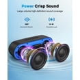 thumbnail image 2 of Parlantes Bluetooth LENRUE Impermeables Portátiles TWS 24h Negro, 2 of 6