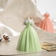 thumbnail image 4 of pstuiky Molde de yeso para velas aromáticas caseras con forma de vestido de princesa, vestido de novia, vestido de noche o pastel., 4 of 9