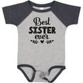 thumbnail image 3 of Inktastic Best Sister Ever Gift Girls Baby Bodysuit, 3 of 5