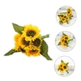 thumbnail image 4 of unbranded 1Ud Ramo Decorativo De Girasoles Artificiales Para Color Amarillo Vibrante, 4 of 8