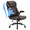 Brown, variant on TMV 10-Position Adjustable Office Chair, Reclining Work Chair with Lumbar Support，White