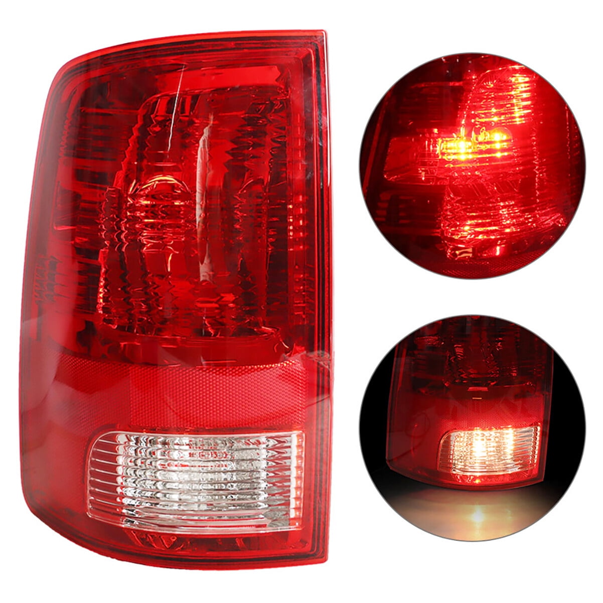 Fit for Dodge Ram 1500 2500 3500 2009-2018 Rear Left Driver Side Tail Light Lamp Housing Assembly (without Bulbs)