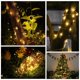 thumbnail image 5 of Guirnalda de luces LED de 10 m con control remoto, funciona con pilas, para Navidad, exteriores, bodas, fiestas, vacaciones, 5 of 5