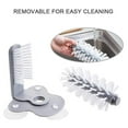 thumbnail image 3 of KITCHENMAX Glass Washer with Double Sided Bristle Brush, Glass Cup Brush Cleaner with Suction Cups, Standing Glass Bottle Cup Cleaner for Bar Kitchen Sink Washing Cleaning Tools, 3 of 8