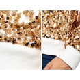 thumbnail image 5 of Women's Sparkly Sequin Long Sleeve Glam Disco Bling Holiday Pullover Sweat Shirt Top, 5 of 6