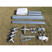 Party Tents Direct West Coast Frame Canopy Tent, Heavy Duty Steel, 10'x10' White