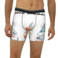 thumbnail image 2 of Rateoe Summer Gnome Print Men’s Underwear Boxer Briefs Soft Comfortable Underwear Boxer Briefs, Long Leg Briefs,Anti-chafing Boxer Briefs, 2 of 7