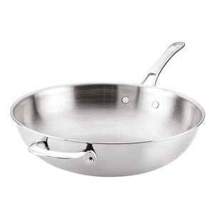 Anolon EverLast Stainless Steel Stir Fry Pan 12.5-Inch