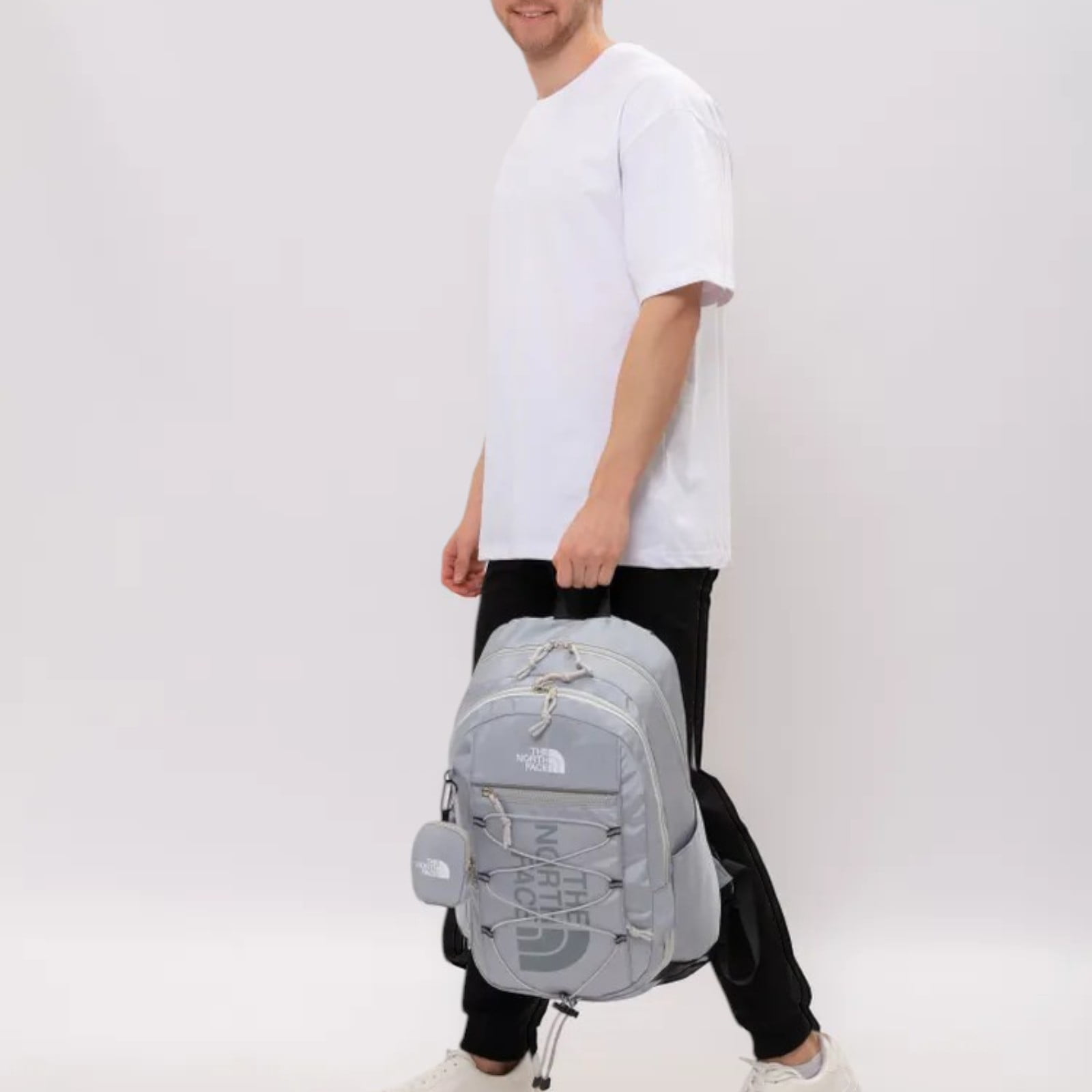 ★THE NORTH FACE★ White Label Super Pack Two COOL GRAY The North Face Unisex Adult Superpack Grey Backpack