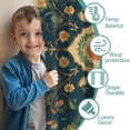 thumbnail image 3 of Blackout Kids Curtains,Pioneer Flower Childrens Insulated Curtains Set Of 2,Bedroom Essentials,Toddler Room Decor 42x63in(106x160cm), 3 of 4
