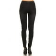 thumbnail image 3 of Jvini Women's Pull On Skinny Jeans Stretch Denim Jean Jeggings Regular Length Washed Black Denim, 3 of 5