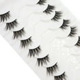 thumbnail image 5 of False Eyelashes Lashes Natural Look Thick Short 3D Faux Mink Lashes Strip 10mm Reusable Soft Wispy Lashes Pack Vegan Natural Lashes 10 Pairs(Natural Short lashes), 5 of 13