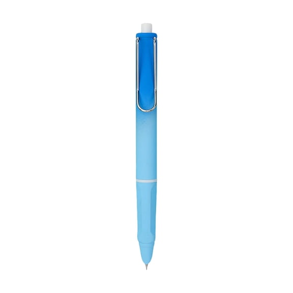 5.5In Sky Blue Retractable Gradient Fountain Pen with Fine, Refillable Ink Writing Instrument for Professionals Daily Use, 1Pcs