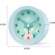 thumbnail image 4 of ZKIAH Wecker Kinder Ohne Ticken, Stiller Niedlich Kinderwecker Laut Extrem Nachtwecker Kinder Wecker mit Nachtlicht Reisewecker Schüler Wecker (Rosa), 4 of 5