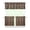 Brown Gradient Leopard, variant on Blue Circle 3-Piece Kitchen Curtains Set Kitchen Curtains Sets with Valance for Windows Rod Pocket Machine Washable Kitchen Decor(54"x18" 2x27.5"x24")